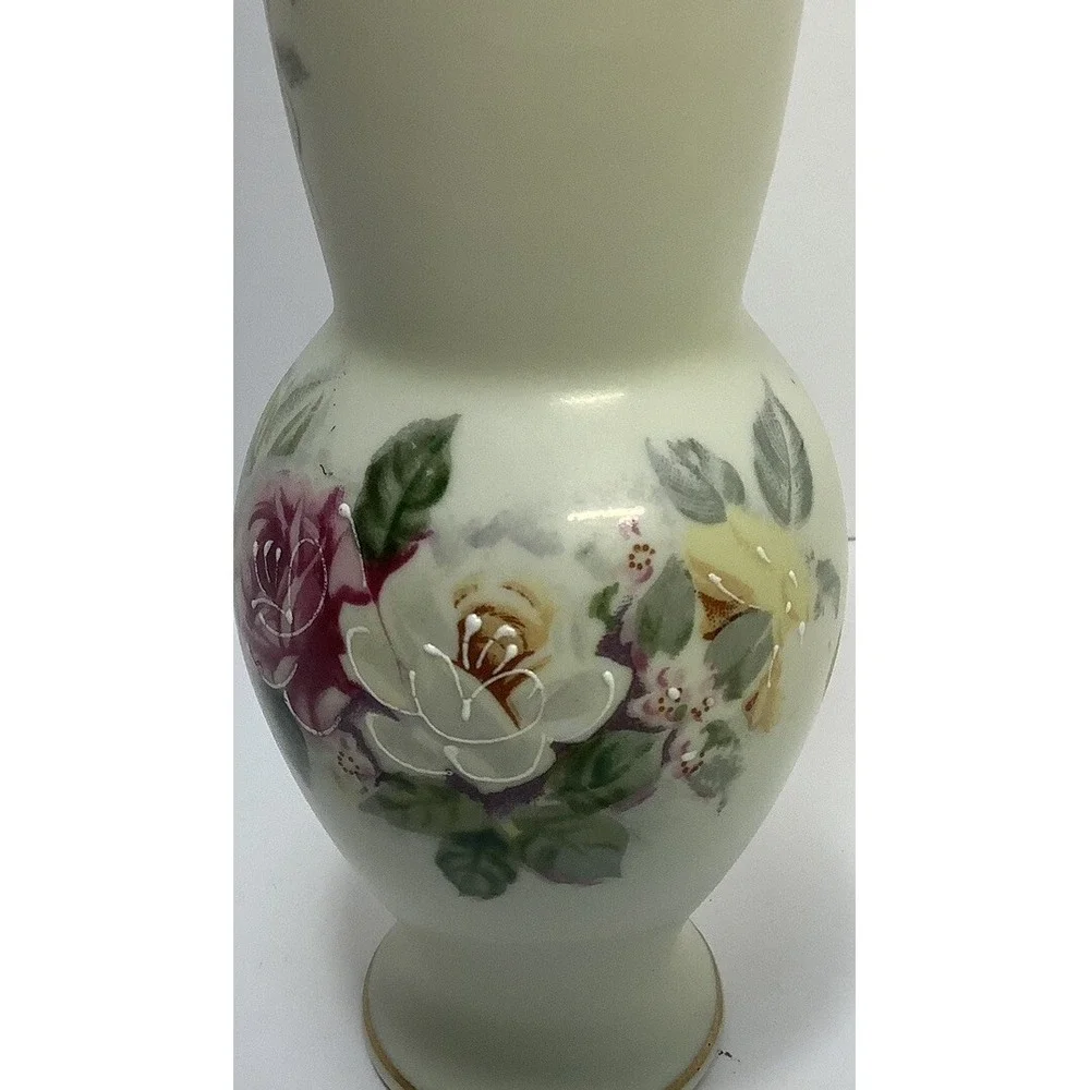 Vintage Norleans Slim Floral Vase‎ Japan Roses